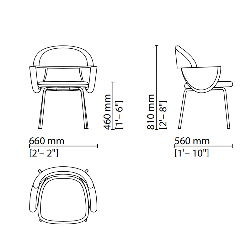 Modern Fabric Armless Dining Chair – Sleek, Minimalist Design for Comfort