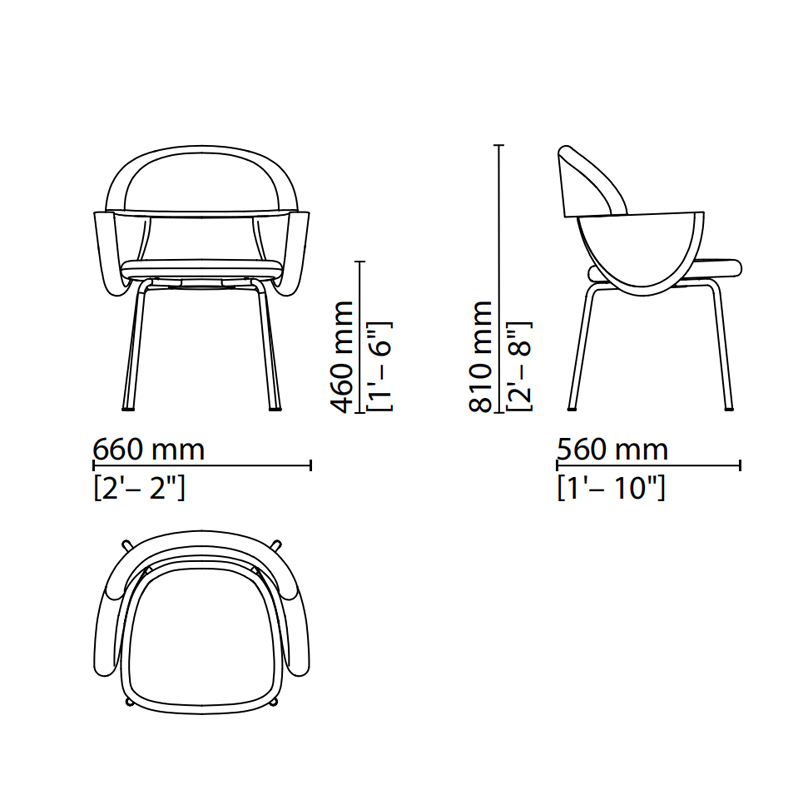 Modern Fabric Armless Dining Chair – Sleek, Minimalist Design for Comfort