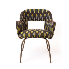 Modern Fabric Armless Dining Chair – Sleek, Minimalist Design for Comfort