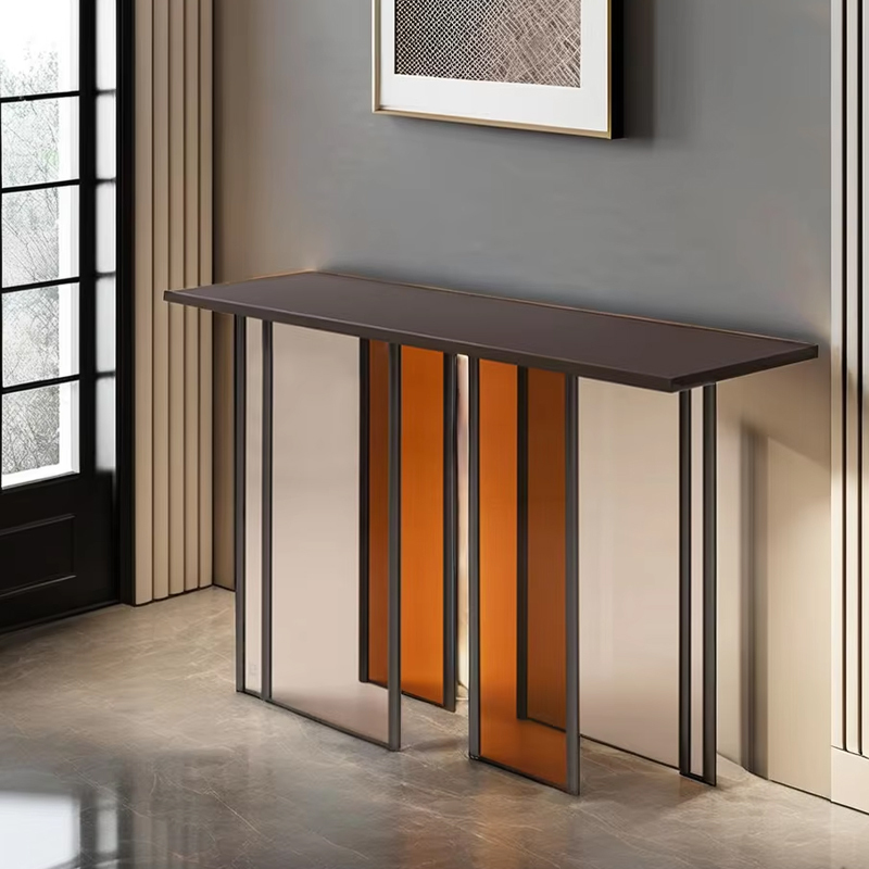 Modern Glass Hallway Cabinet – Sleek Design for Elegant Display and Storage
