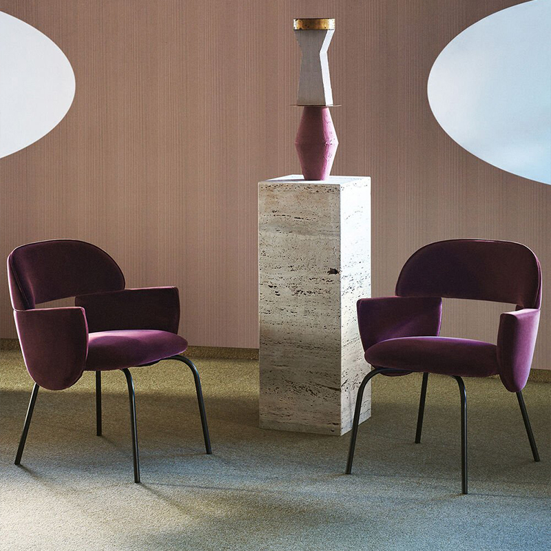 Modern Fabric Armless Dining Chair – Sleek, Minimalist Design for Comfort