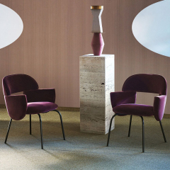 Modern Fabric Armless Dining Chair – Sleek, Minimalist Design for Comfort
