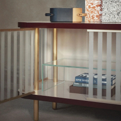 Modern Glass TV Cabinet – Sleek Design with Functional Storage Solutions