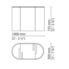 Modern Oval Dressing Table – Sleek Design with Ample Storage and Elegance