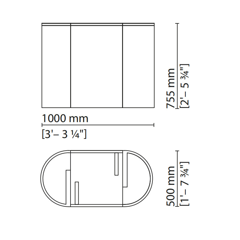 Modern Oval Dressing Table – Sleek Design with Ample Storage and Elegance
