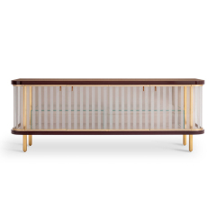 Modern Glass TV Cabinet – Sleek Design with Functional Storage Solutions
