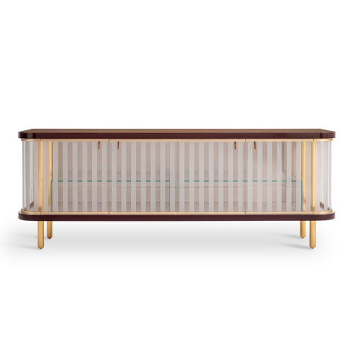 Modern Glass TV Cabinet – Sleek Design with Functional Storage Solutions