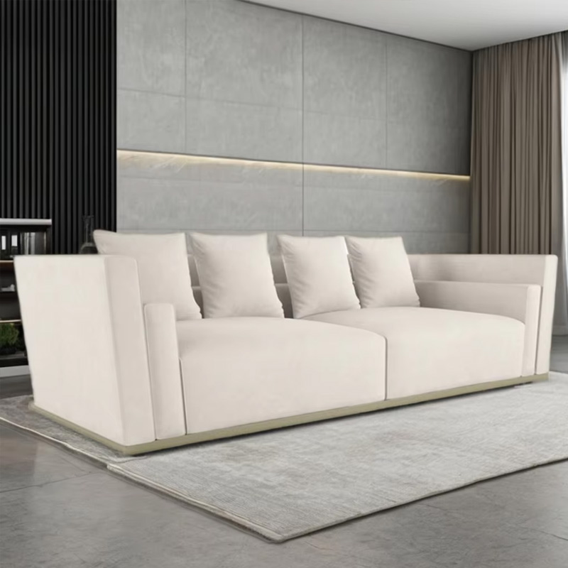 Modern Velvet Multi-Seater Sofa – Luxurious Comfort with Sleek Design