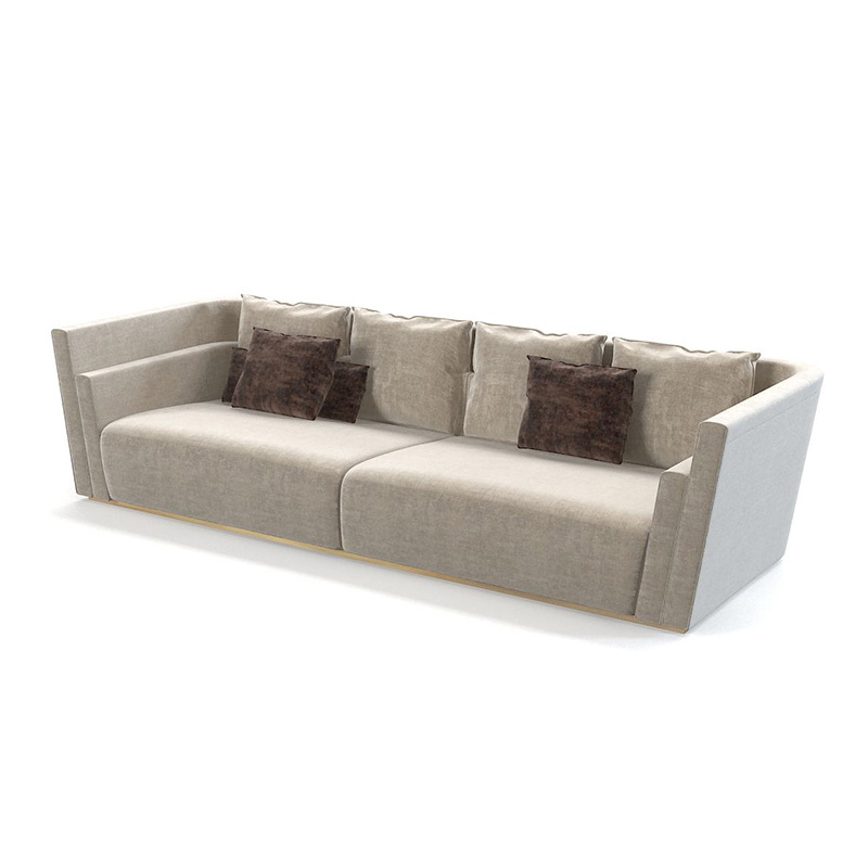 Modern Velvet Multi-Seater Sofa – Luxurious Comfort with Sleek Design