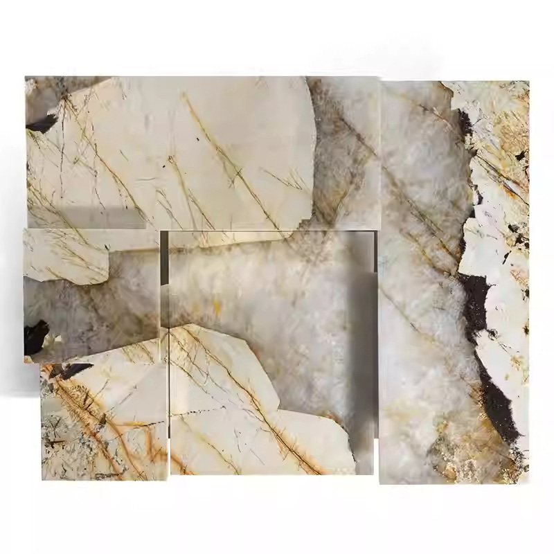 Modern Irregular Marble Coffee Table – Unique Design for Contemporary Living