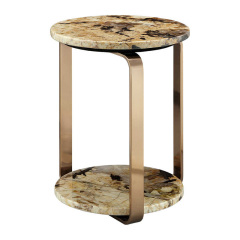 Modern Irregular Oval Marble Coffee Table – Unique Centerpiece for Living Rooms
