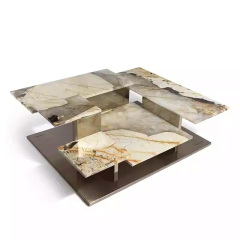 Modern Irregular Marble Coffee Table – Unique Design for Contemporary Living