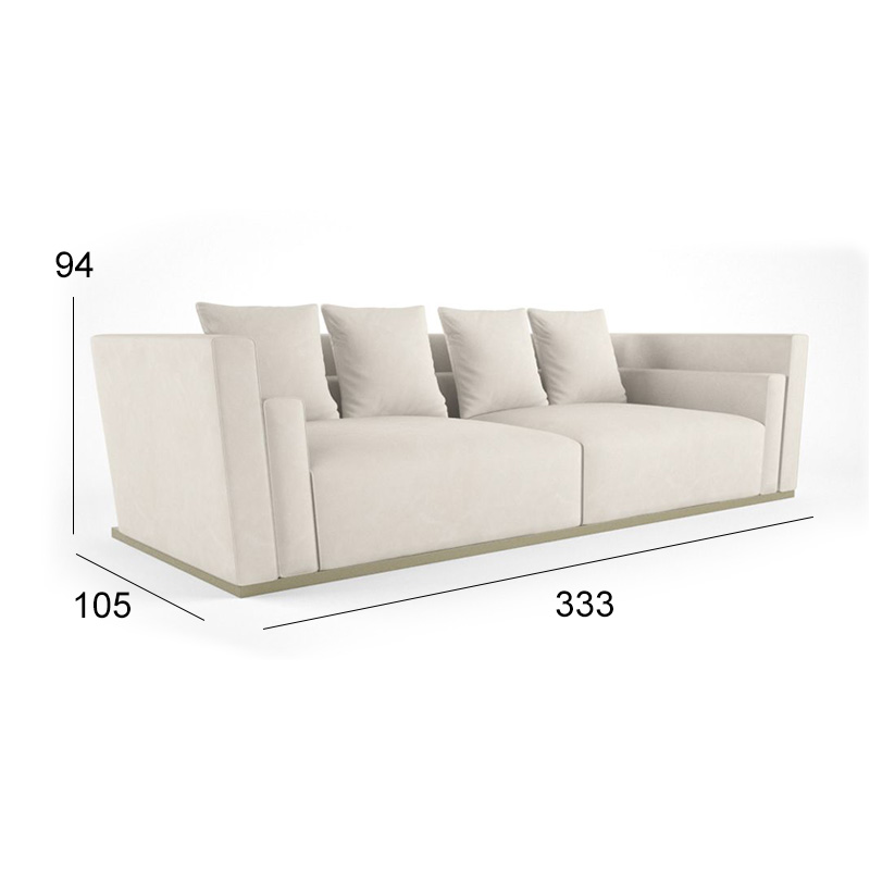 Modern Velvet Multi-Seater Sofa – Luxurious Comfort with Sleek Design