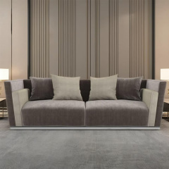 Modern Velvet Multi-Seater Sofa – Luxurious Comfort with Sleek Design