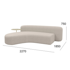 Modern Rounded Sofa – Creative Design for Comfort and Contemporary Style