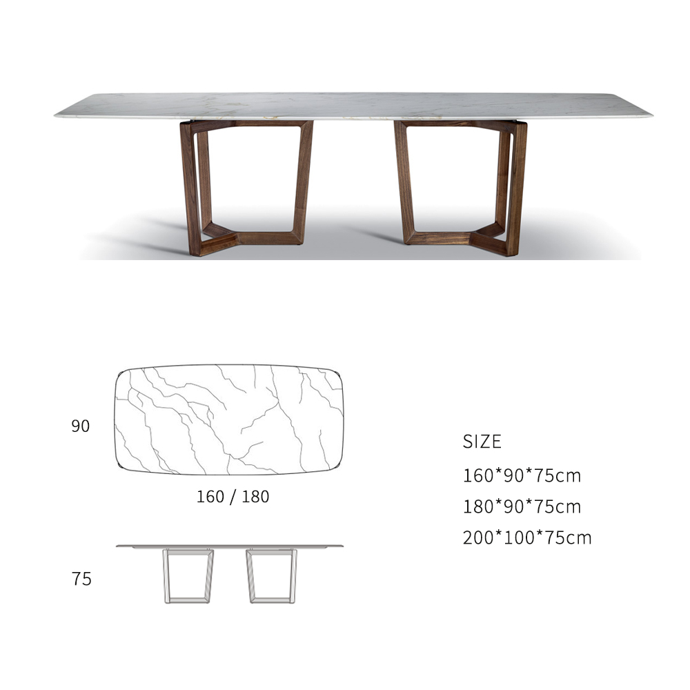 Modern Rectangular Dining Table – Sleek Design for Contemporary Dining Spaces