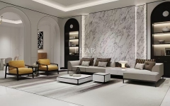 Sleek Modern Modular Fabric Sofa – Versatile Comfort for Contemporary Living