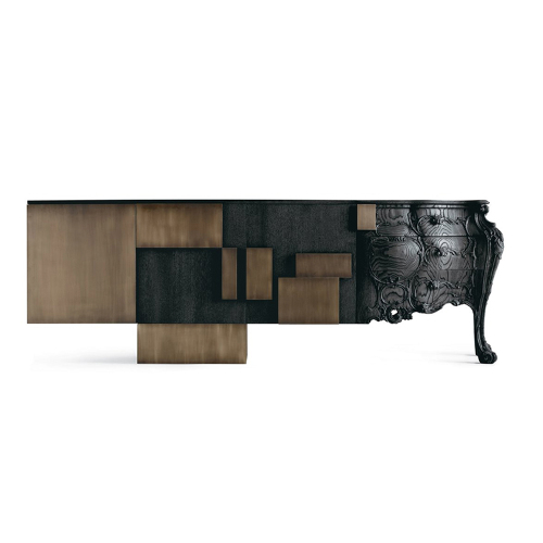 Modern Solid Wood Entryway Cabinet – Unique Design for Stylish and Functional Hallway Storage