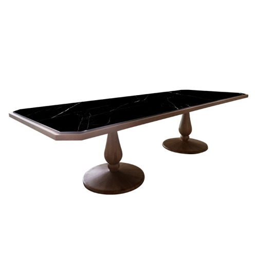 Modern Wooden Dining Table – Sleek and Functional Design for Versatile Dining Spaces