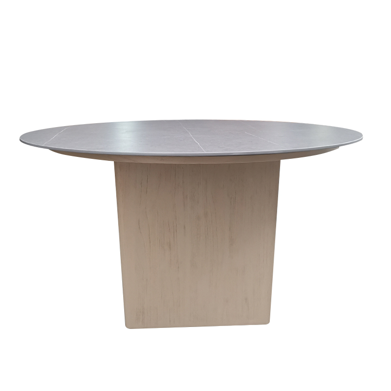 Modern Outdoor Round Dining Table – Durable and Waterproof for Outdoor Spaces