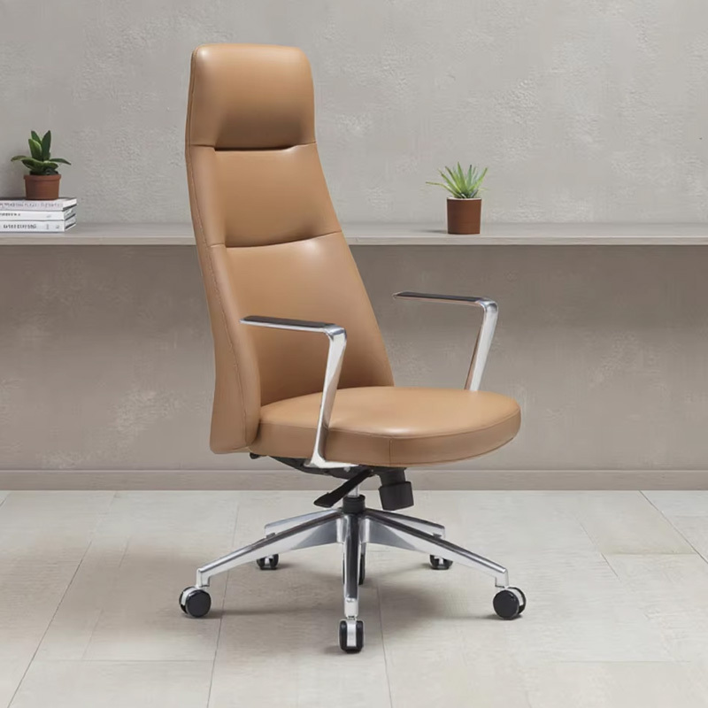 Adjustable Height Office Chair with Wheels for Comfort and Mobility