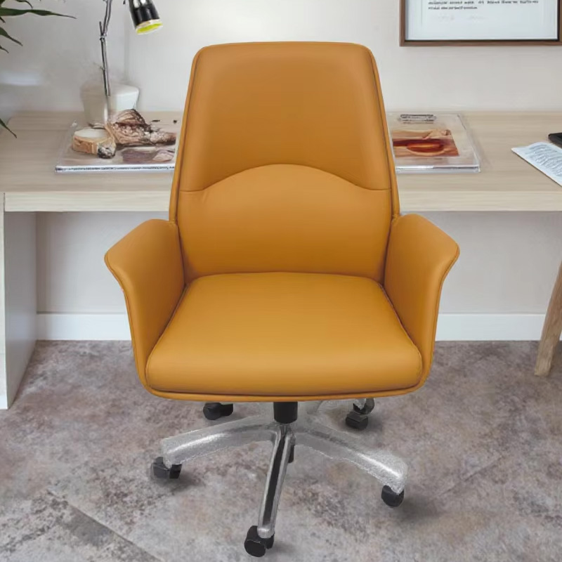 Modern Office Chair with Adjustable Height and Swivel Wheels for Enhanced Comfort and Mobility