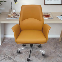Modern Office Chair with Adjustable Height and Swivel Wheels for Enhanced Comfort and Mobility