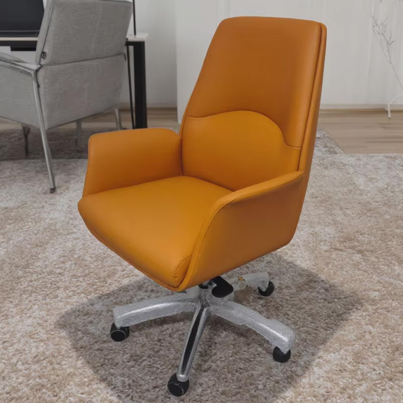 Modern Office Chair with Adjustable Height and Swivel Wheels for Enhanced Comfort and Mobility