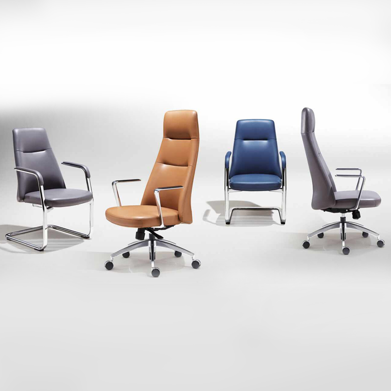 Adjustable Height Office Chair with Wheels for Comfort and Mobility