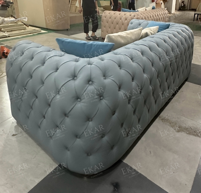 Modern Embroidered Logo Sofa – Luxurious Soft Cushions for Ultimate Comfort