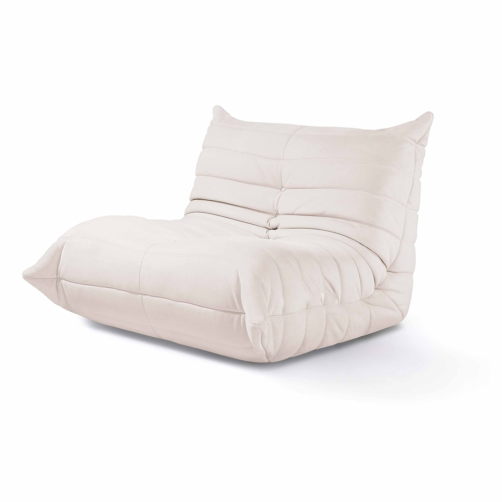 Modern Wrinkle-Textured Suede Sofa for Stylish and Comfortable Living Room Seating