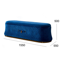 Modern Bedroom Bench with Diamond Stitching for Stylish and Functional Bedroom Decor