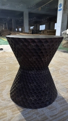Modern design waterproof outdoor round corner table
