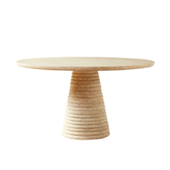 Modern Outdoor Round Side Table with Weather-Resistant Design for Patio and Garden Use