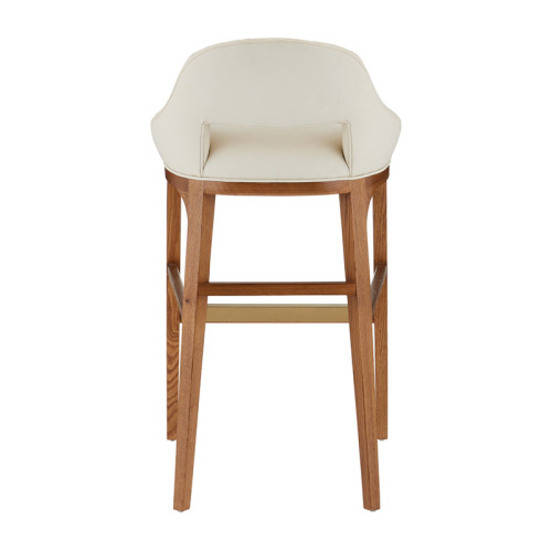 Modern Wood Leg Bar Stool for Dining Room or Kitchen