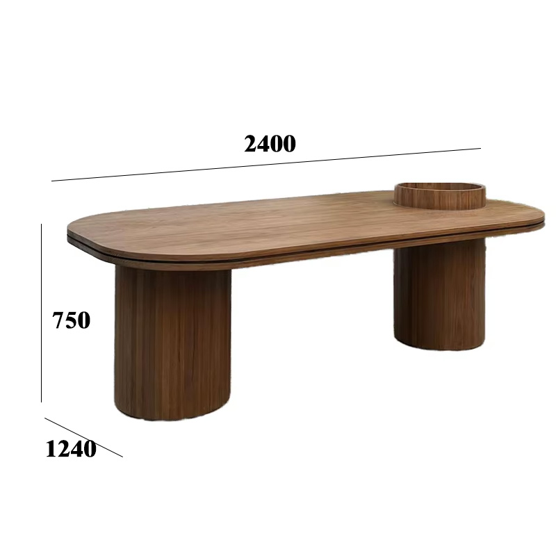 Modern Outdoor Long Dining Table for Outdoor Dining Spaces