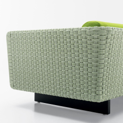 Modern Outdoor Waterproof Sofa with Durable Cushions for Patio Use