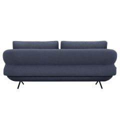 Modern Fabric Sofa with Comfortable Cushions for Living Room Seating