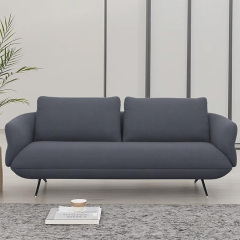 Modern Fabric Sofa with Comfortable Cushions for Living Room Seating