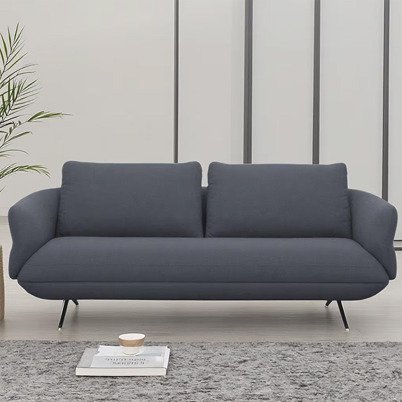 Modern Fabric Sofa with Comfortable Cushions for Living Room Seating