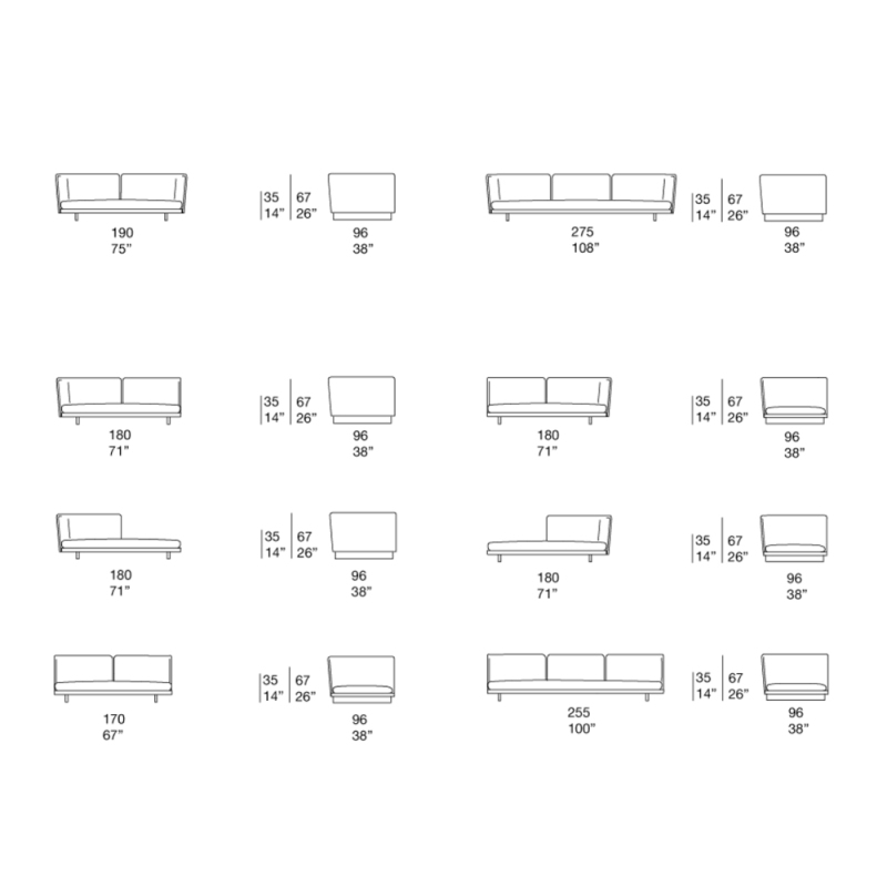 Modern Outdoor Waterproof Sofa with Durable Cushions for Patio Use