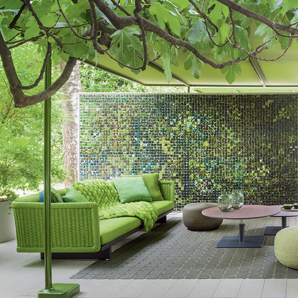 Modern Outdoor Waterproof Sofa with Durable Cushions for Patio Use