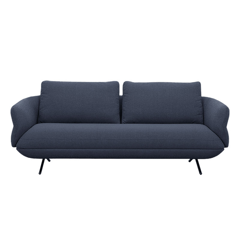 Modern Fabric Sofa with Comfortable Cushions for Living Room Seating