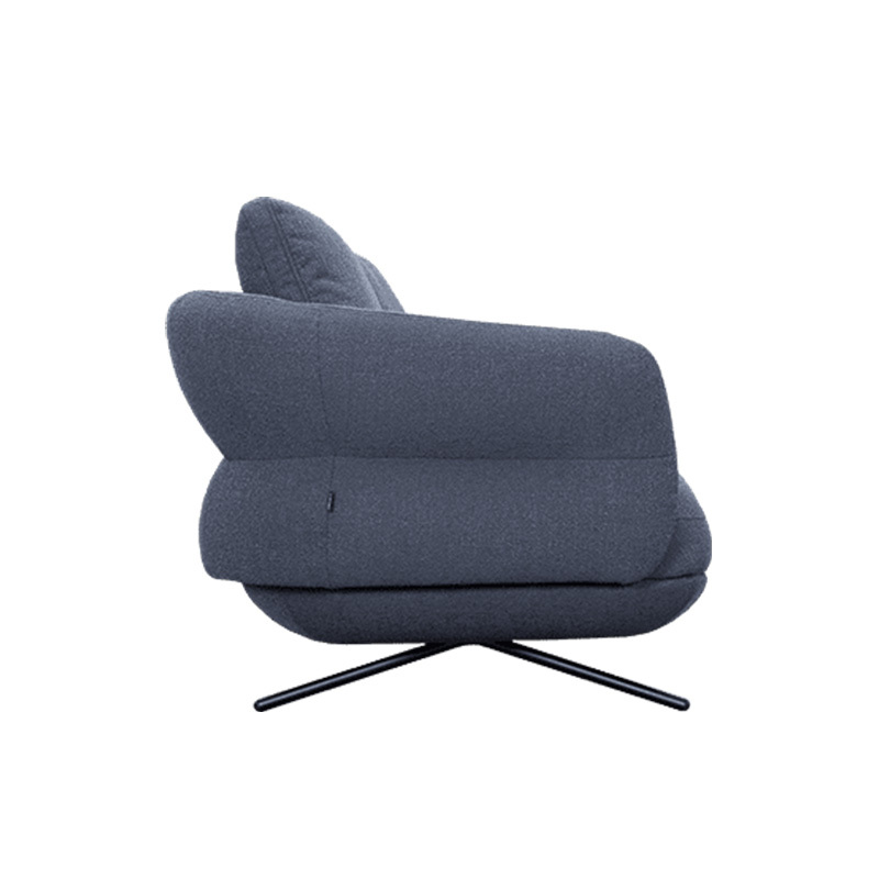 Modern Fabric Sofa with Comfortable Cushions for Living Room Seating