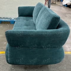 Modern Fabric Sofa with Comfortable Cushions for Living Room Seating