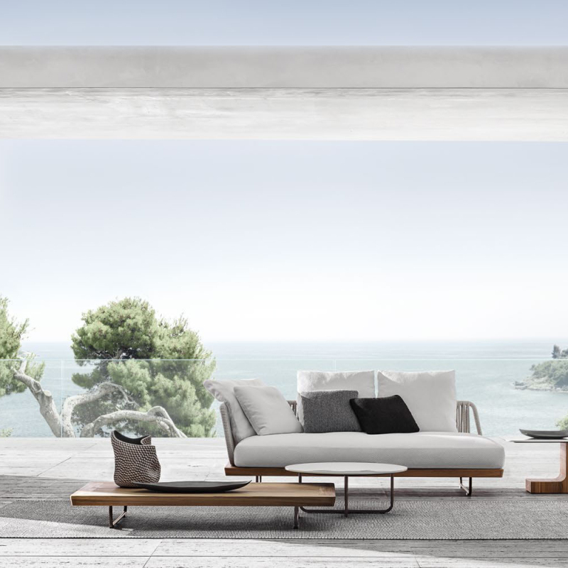 Waterproof Outdoor Modular Coffee Table Set for Patio and Garden
