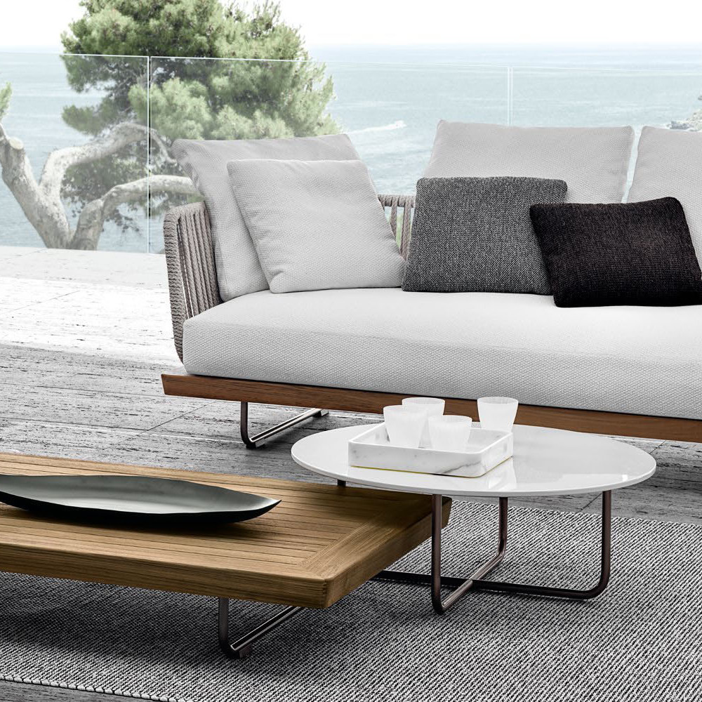 Waterproof Outdoor Modular Coffee Table Set for Patio and Garden