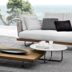 Waterproof Outdoor Modular Coffee Table Set for Patio and Garden