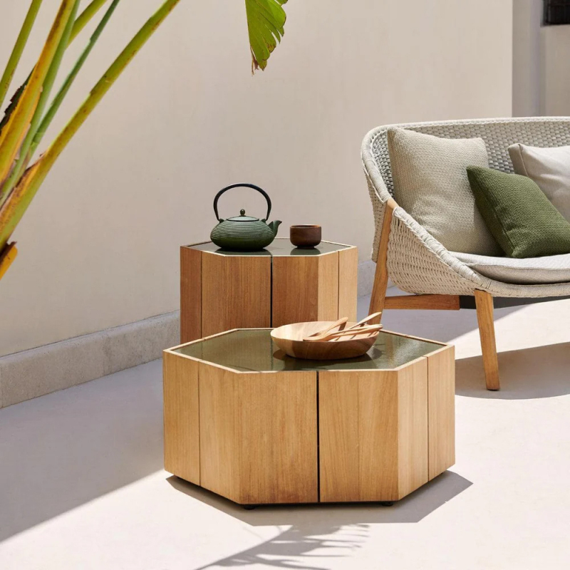 Waterproof Outdoor Side Table for Garden and Patio Use