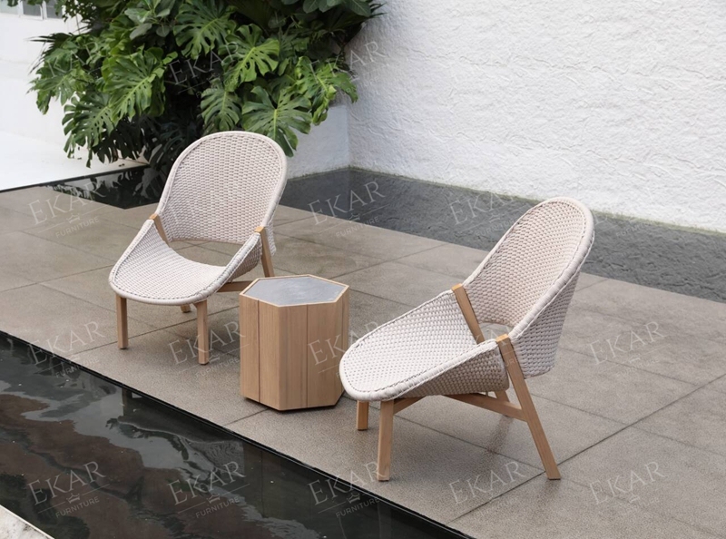 Waterproof Outdoor Side Table for Garden and Patio Use